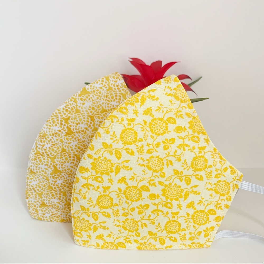 2x Triple Layer Handmade Face Mask